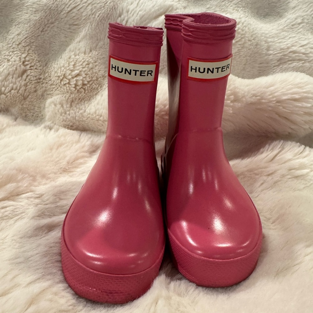 HUNTER Toddler Kids First Classic Pink Rain Boots